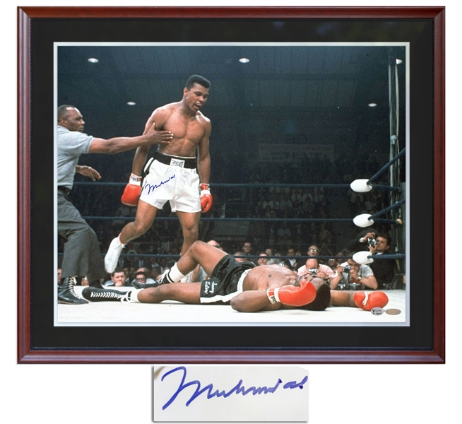 Muhammad Ali Signed 24'' x 30'' Photo -- With Steiner COA